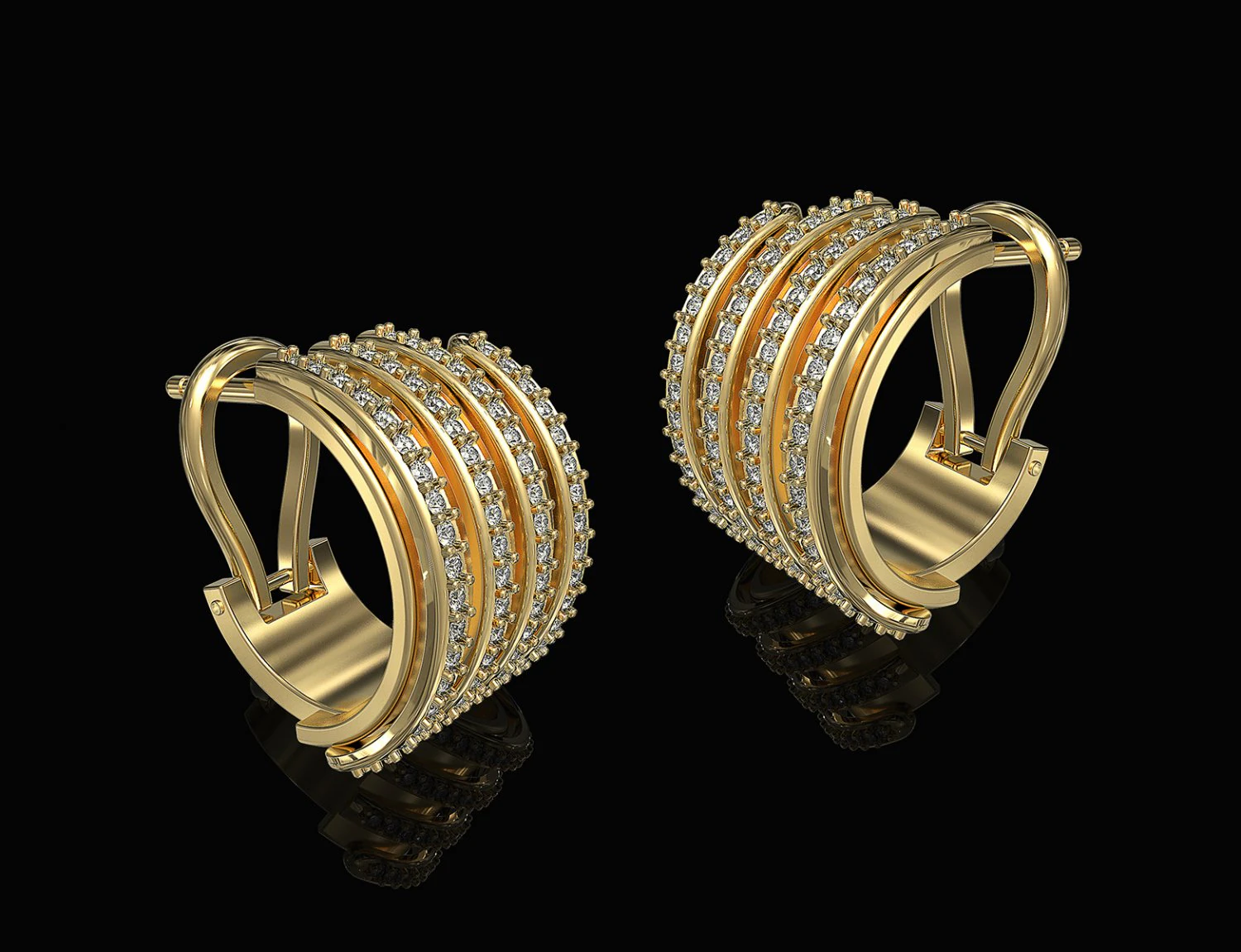 branches ring with inner band 3D Print Model .c4d .max .obj .3ds .fbx .stl .blend