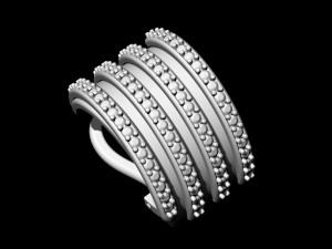 branches ring with inner band Modello di stampa 3D
