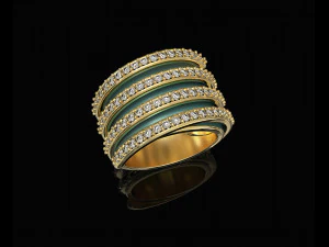 branches ring with inner band 3D Print Model