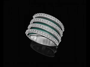 branches ring with inner band 3D Print Model