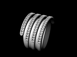 branches ring with inner band 3D Print Model
