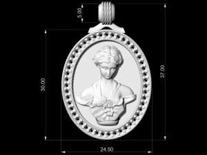 venus pendant 3D Baskı Modeli