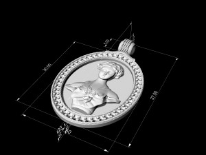 venus pendant 3D Baskı Modeli