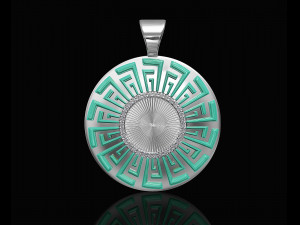 Tapered shape pendant Model Cetak 3D