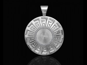 Tapered shape pendant Model Cetak 3D