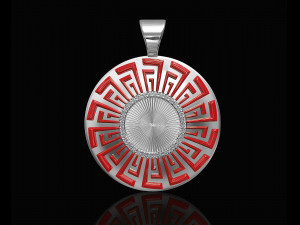 Tapered shape pendant Model Cetak 3D