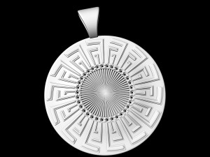 Tapered shape pendant Model Cetak 3D