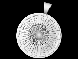 Tapered shape pendant Model Cetak 3D