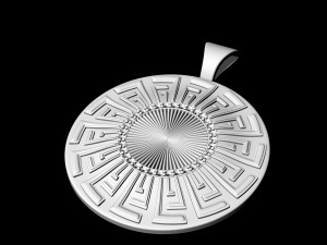 Tapered shape pendant Model Cetak 3D