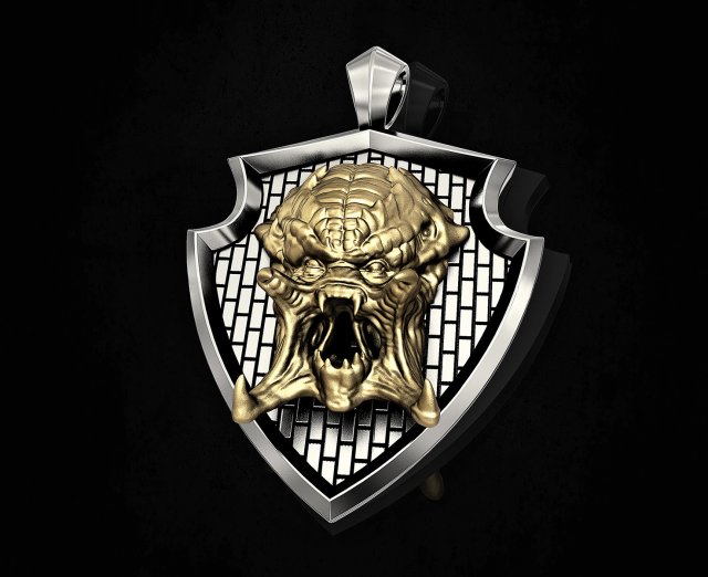 predator pendant Model Cetak 3D .c4d .max .obj .3ds .fbx .stl .blend 
