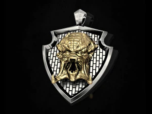 pendentif pr&eacute;dateur Modèles 3D en vedette