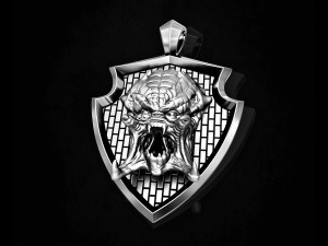predator pendant Model Cetak 3D