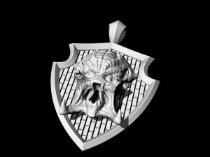 predator pendant Model Cetak 3D