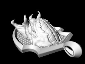predator pendant Model Cetak 3D