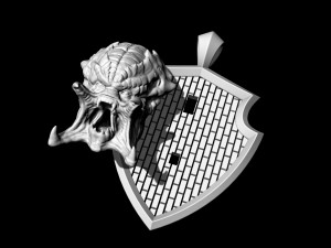 predator pendant Model Cetak 3D