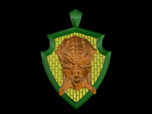 predator pendant Model Cetak 3D