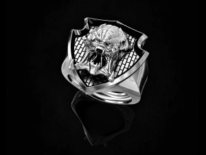 predator ring Model Cetak 3D