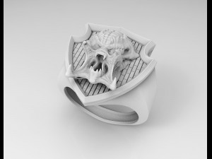 predator ring Model Cetak 3D