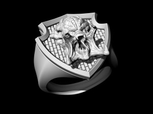predator ring Model Cetak 3D