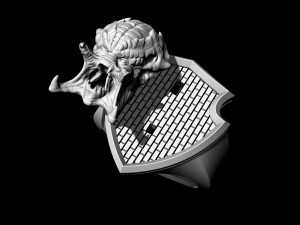 predator ring Model Cetak 3D