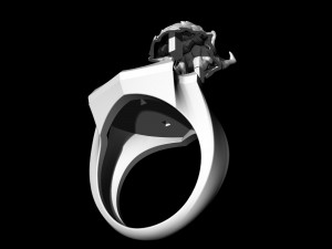 predator ring Model Cetak 3D