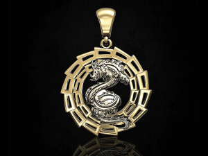 dragon pendant v-2 Modelo de impresión 3D