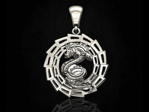 dragon pendant v-2 Modelo de impresión 3D