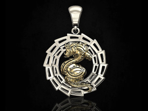 dragon pendant v-2 Modelo de impresión 3D