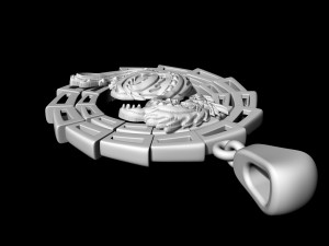 dragon pendant v-2 Modelo de impresión 3D