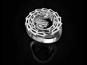 dragon ring 3D Print Model