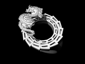dragon ring 3D Print Model