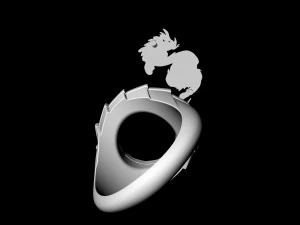 dragon ring 3D Print Model