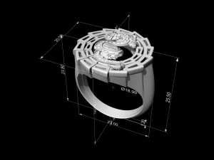 dragon ring 3D Print Model