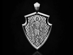 angel with sword pendant 3Dプリントモデル