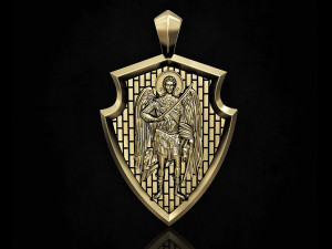 angel with sword pendant 3Dプリントモデル