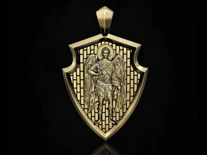 angel with sword pendant 3D Print Model