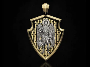 angel with sword pendant 3D Print Model
