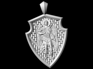 angel with sword pendant 3Dプリントモデル