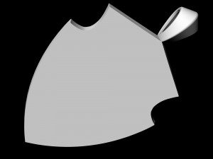 angel with sword pendant 3Dプリントモデル