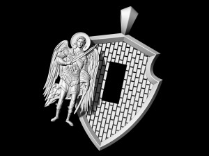 angel with sword pendant 3Dプリントモデル