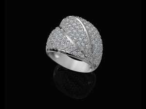 three lanes ring 3D-Druckmodell