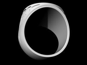 lion head ring Modelo de Impressão 3D