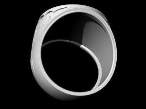 каблучка з головою лева 3D Принт Модель