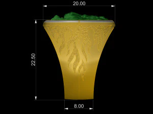 каблучка з головою лева 3D Принт Модель