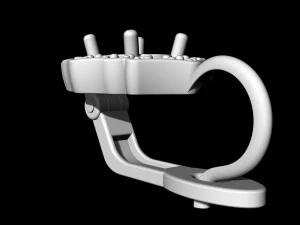 Сережки-німби з кісточками груші 3D Принт Модель