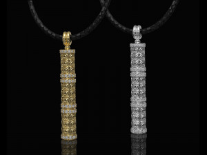 textured poles pendant-v2 Modelo de impresión 3D