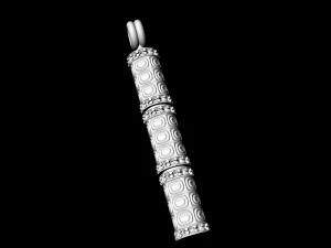 textured poles pendant-v2 3D Print Model