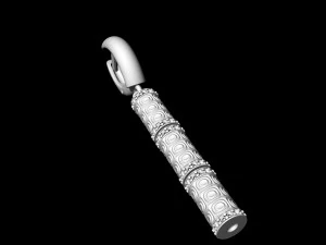 текстуровані сережки-v2 3D Принт Модель