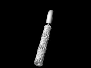 textured poles earrings-v2 Modèles 3D en vedette