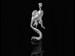 goldfish pendant Model Cetak 3D